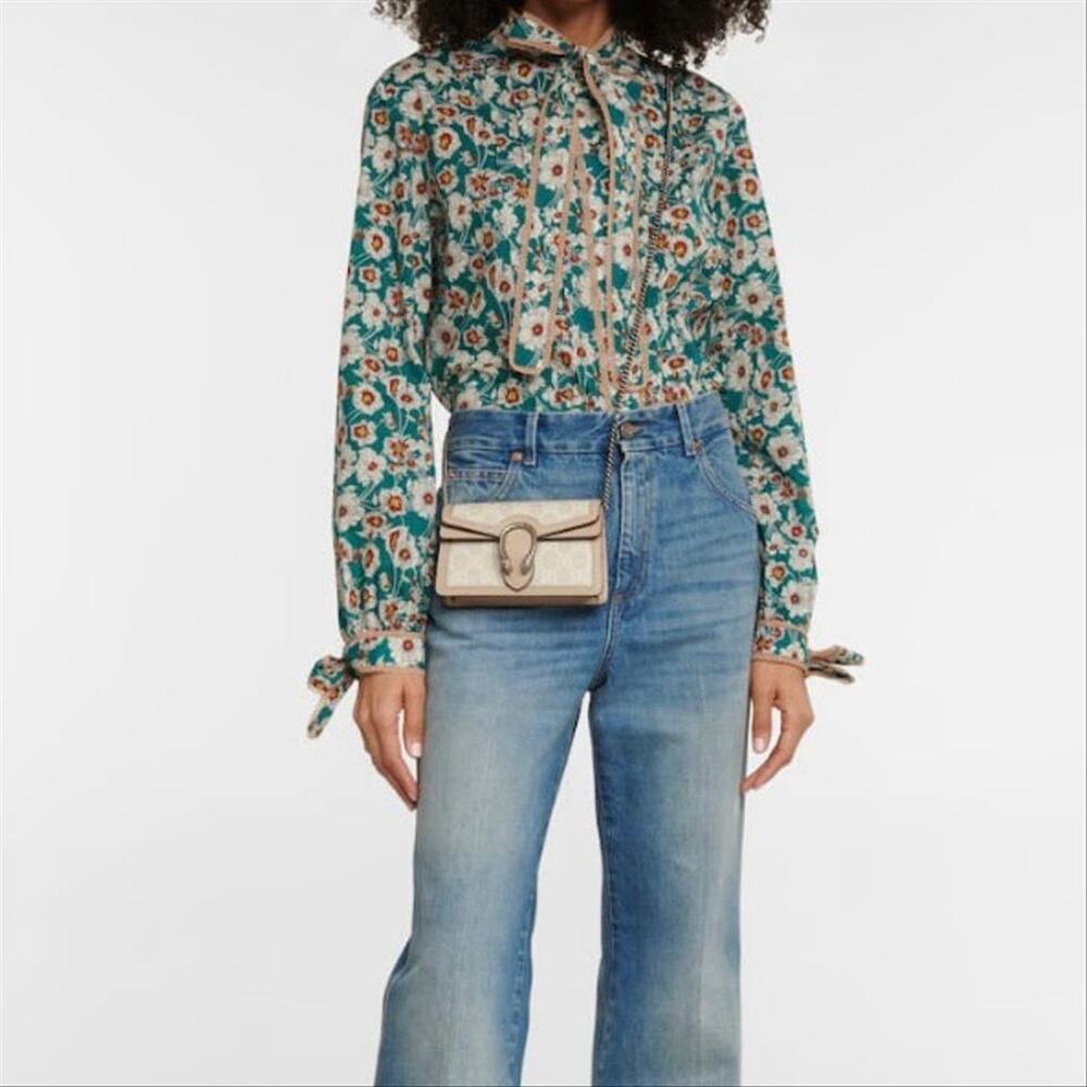 GUCCU Dionysus super mini GG logo crossbody bag - Picture 5 of 5